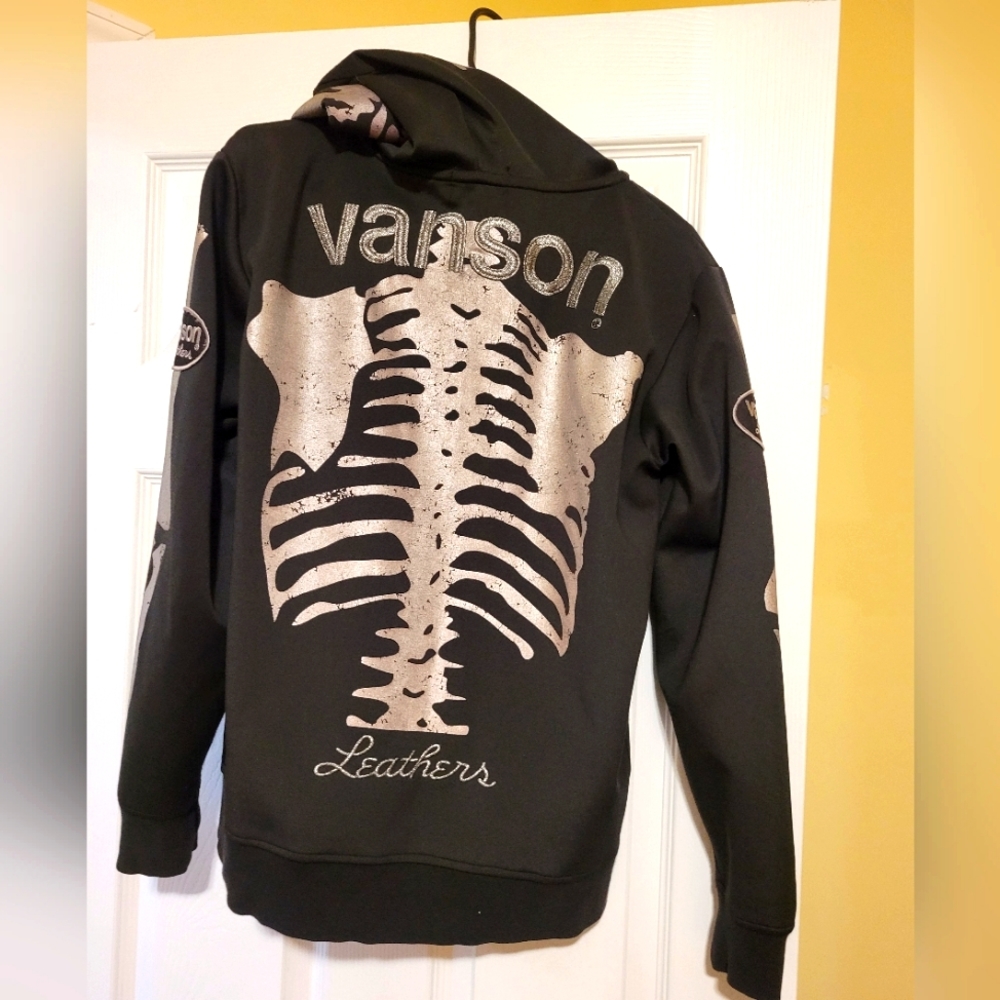 Vanson Skeleton Hoodie